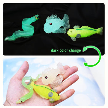YiliUsAnwU soft TPR fish toy feels gentle on skin