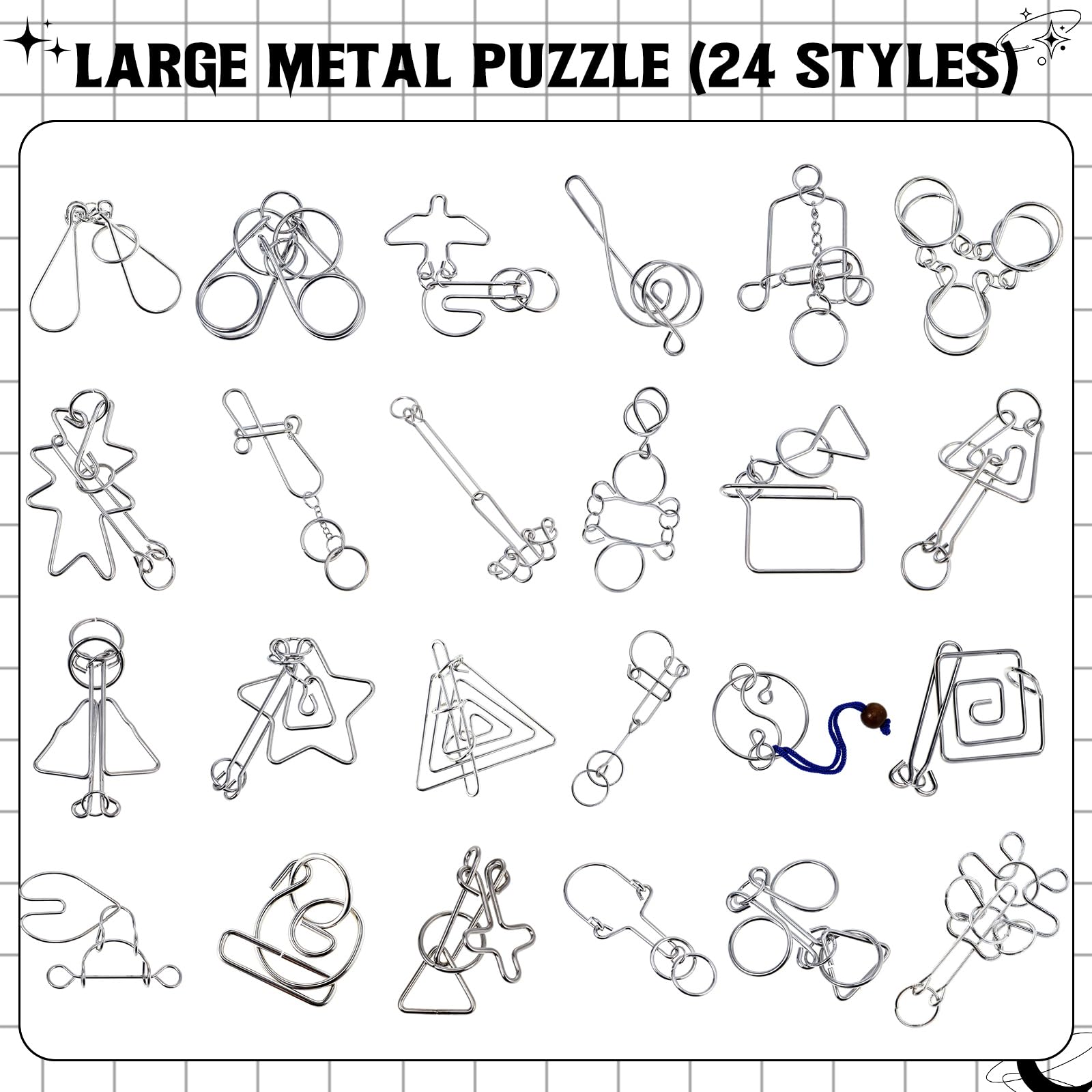 Yilloog sturdy metal construction supports long-lasting puzzle play.