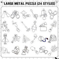 Yilloog sturdy metal construction supports long-lasting puzzle play.