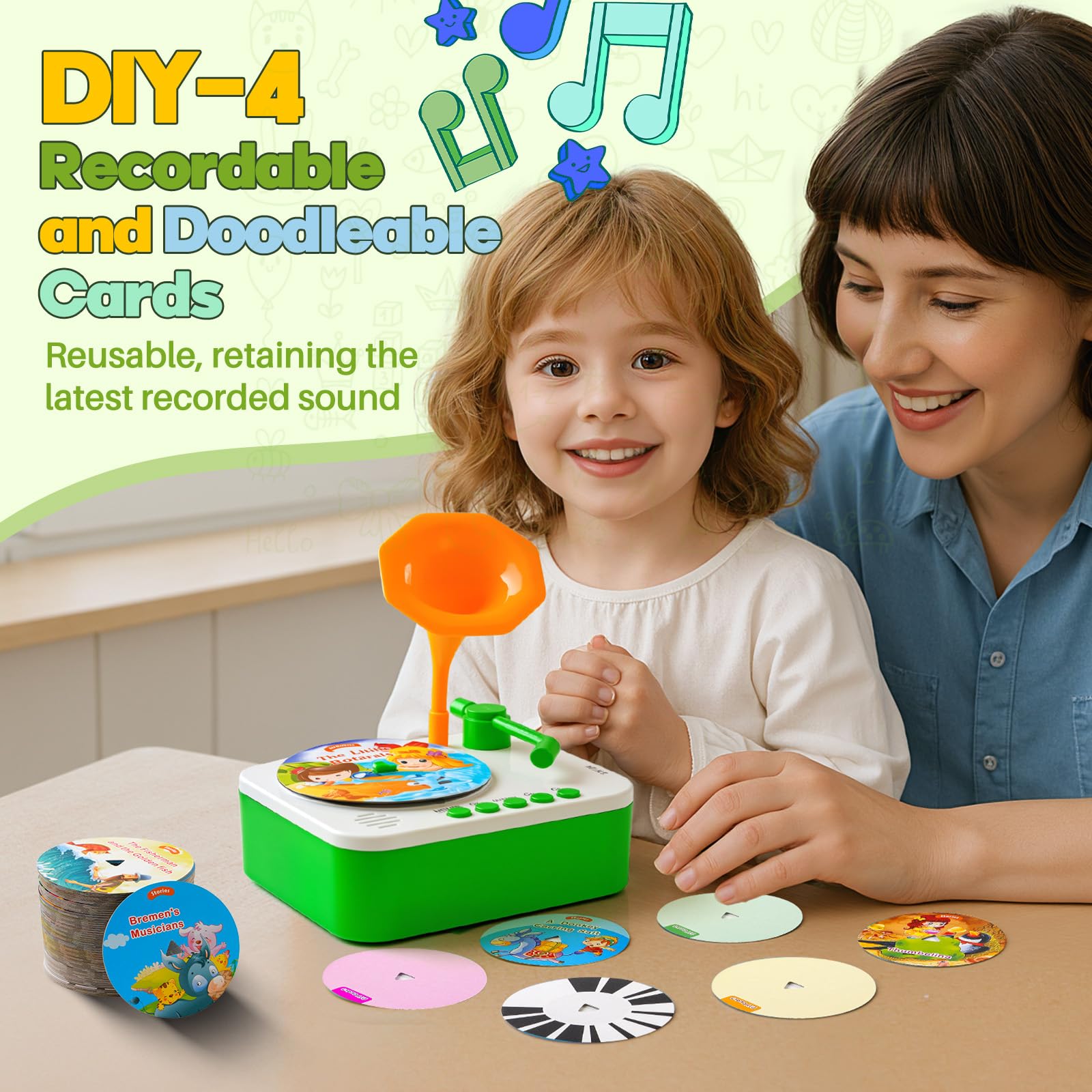 Yimido DIY recording feature lets kids create their own stories or songs
