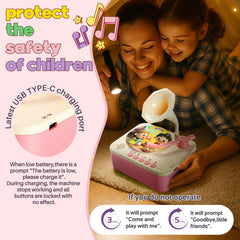 yimido kids phonograph portable design ideal for travel