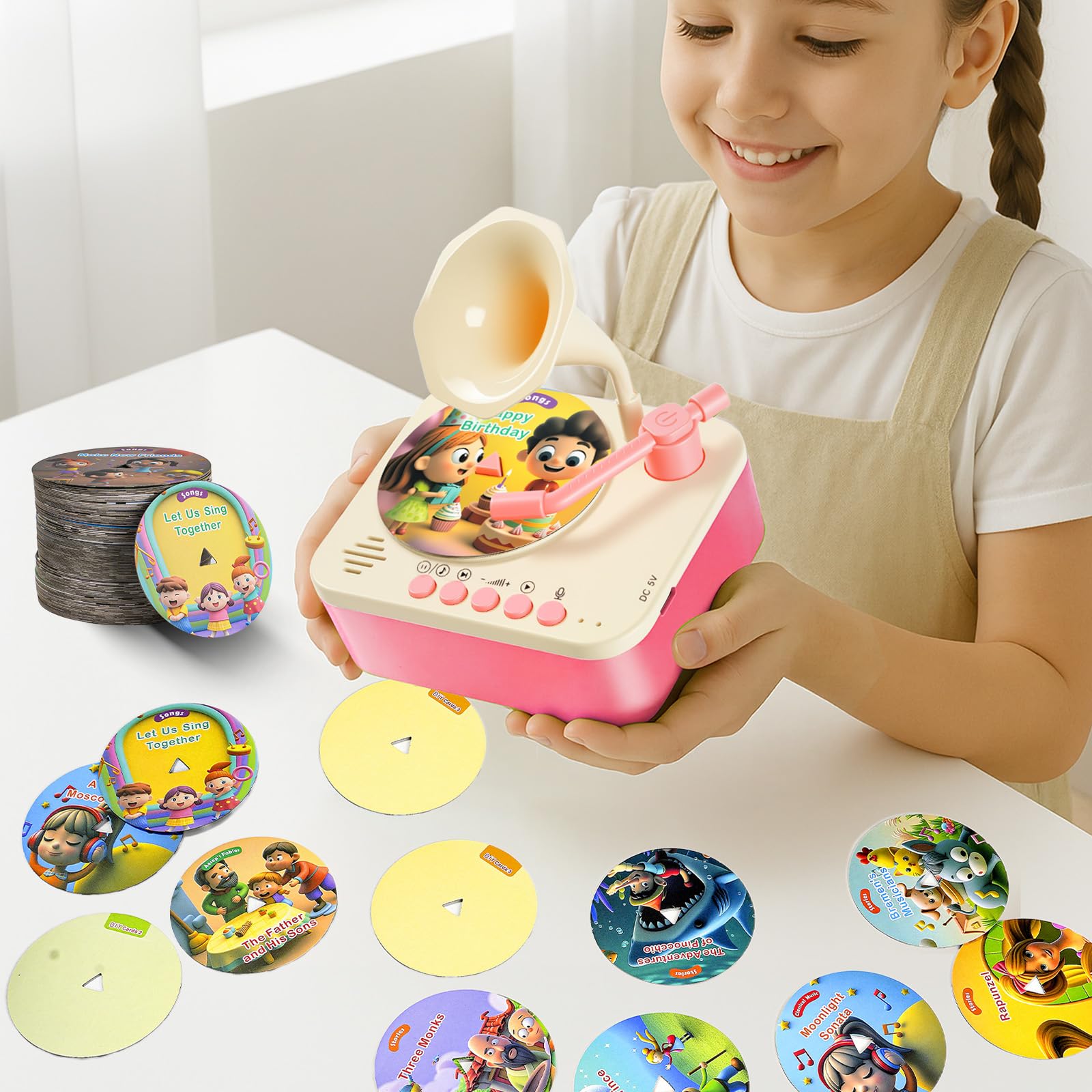 yimido kids phonograph storyteller speakers for immersive listening