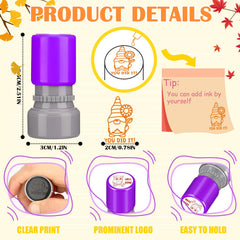 Yinder fall pumpkin stamp ideal for marking homework with cheer.