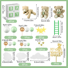 Yinder green pearl balls bring a fresh sparkle to cakes.