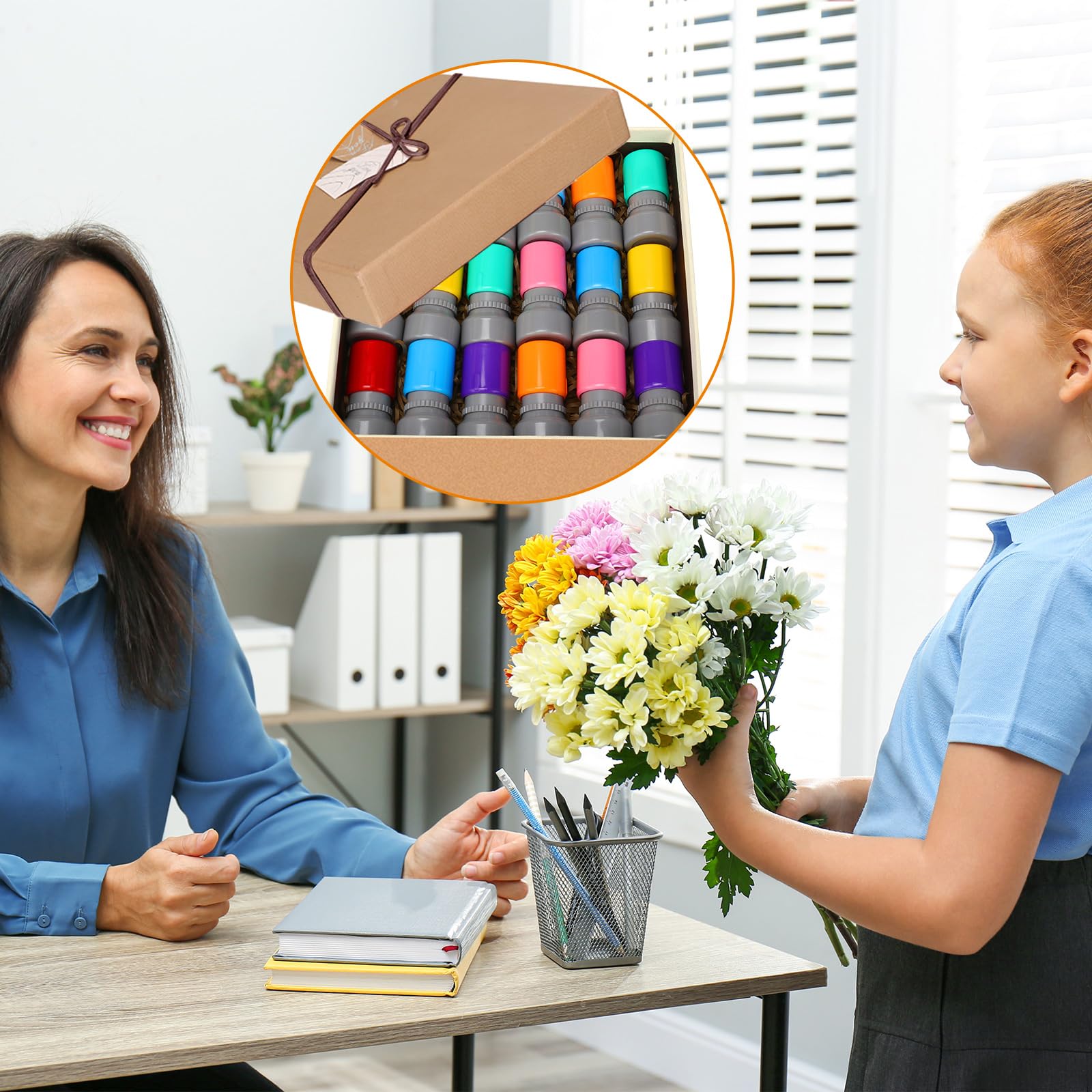Yinder classroom stamps versatile for homework rewards and festive activities