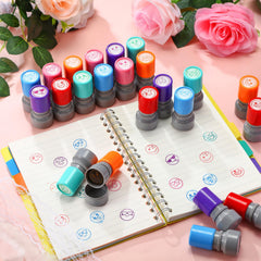 Yinder compact stamp set sized 6.5 cm by 3 cm for easy handling.
