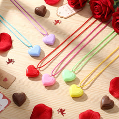 Colorful LED Valentine necklaces by Yinkin ideal for party favors and prizes.