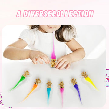 Yintlilocn troll dolls cake toppers ready for decorating crafts