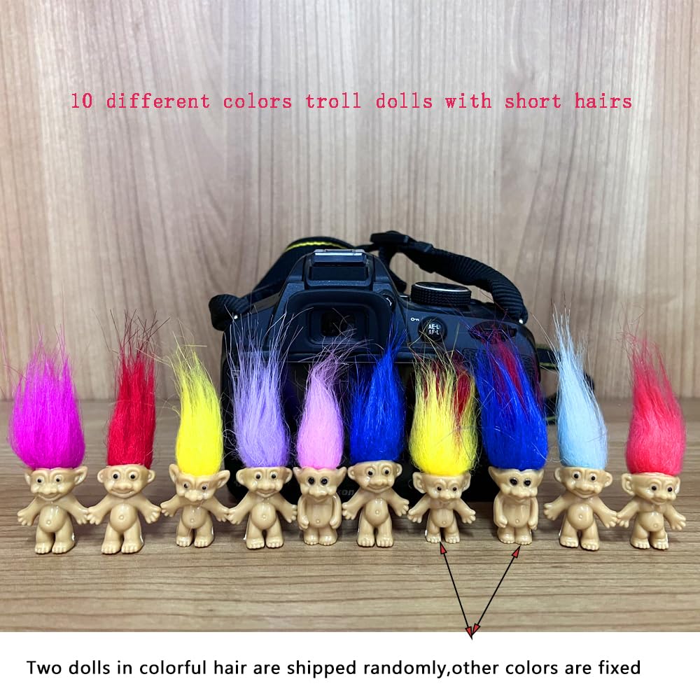 Yintlilocn Troll Dolls for Christmas prank gifts and decor.