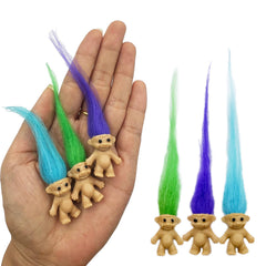 Yintlilocn troll dolls kids playtime set sparks imaginative pretend play