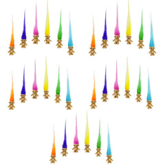 Yintlilocn troll dolls with long 2-inch hair, ideal for crafts and cake toppers.