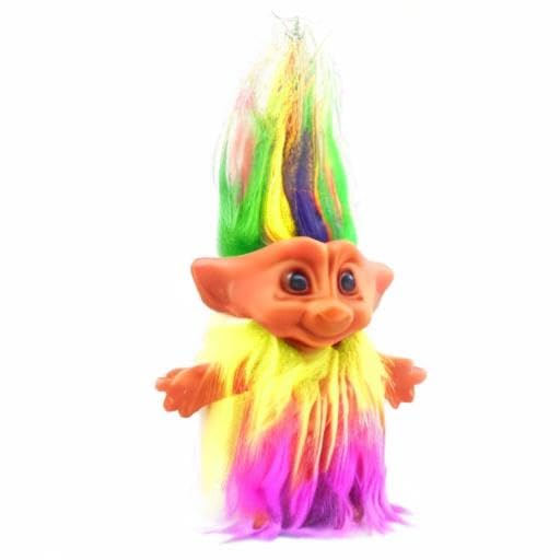 Yintlilocn 7.5 inch troll doll tall for display and gifting