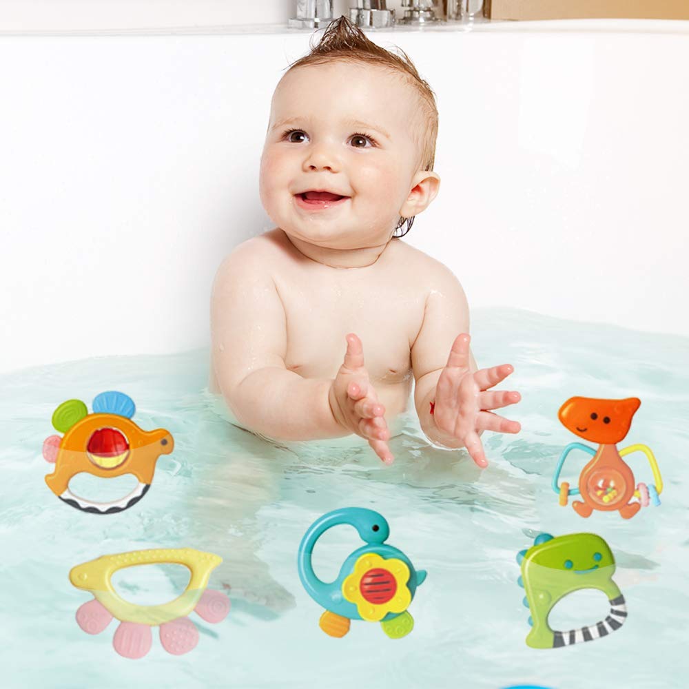 Yiosion lightweight rattle designed for effortless grip and instant sound.