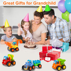 Yiosion Push and Go friction vehicles glide smoothly on floors.