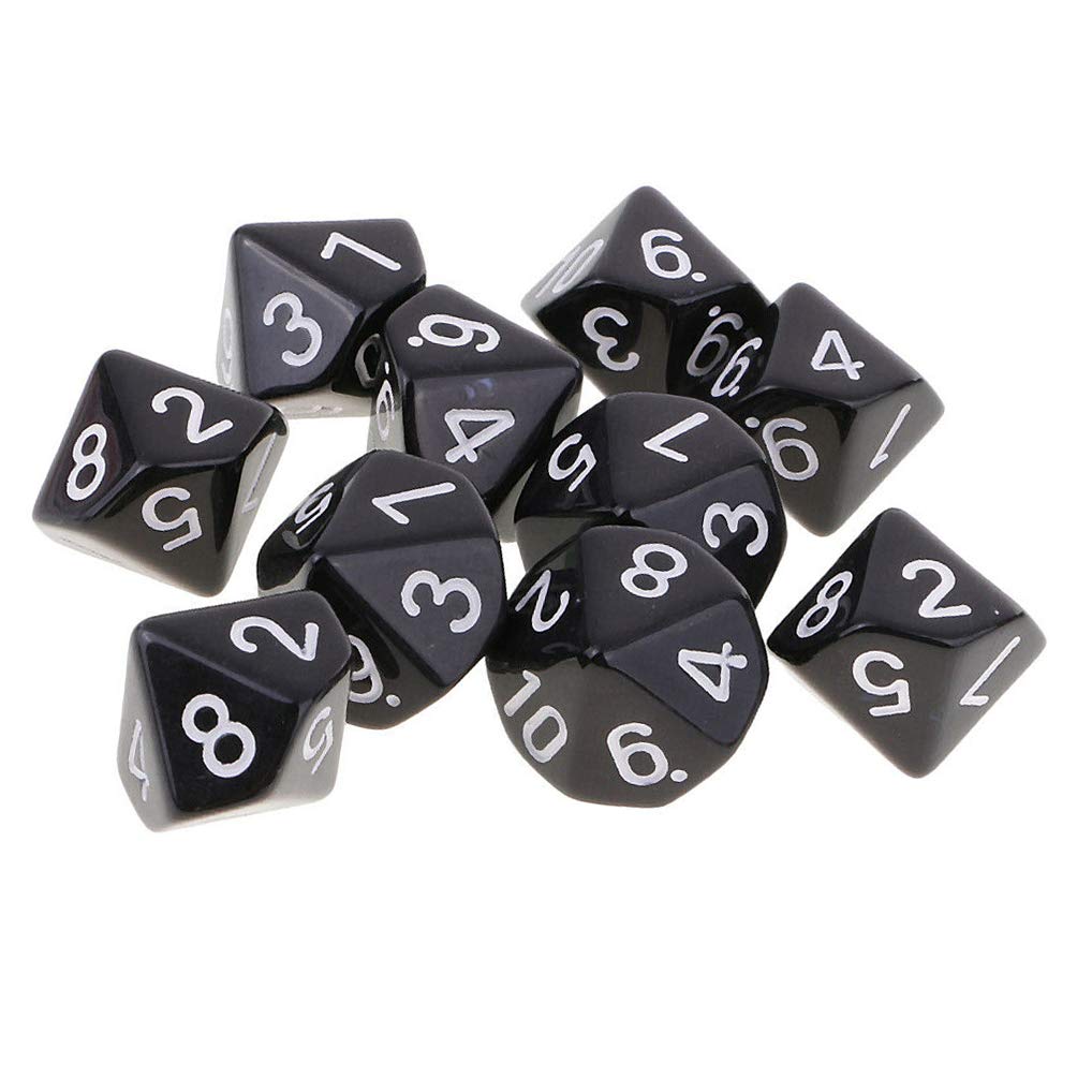 Yiotfandoll ten-die set with black bag for portable games
