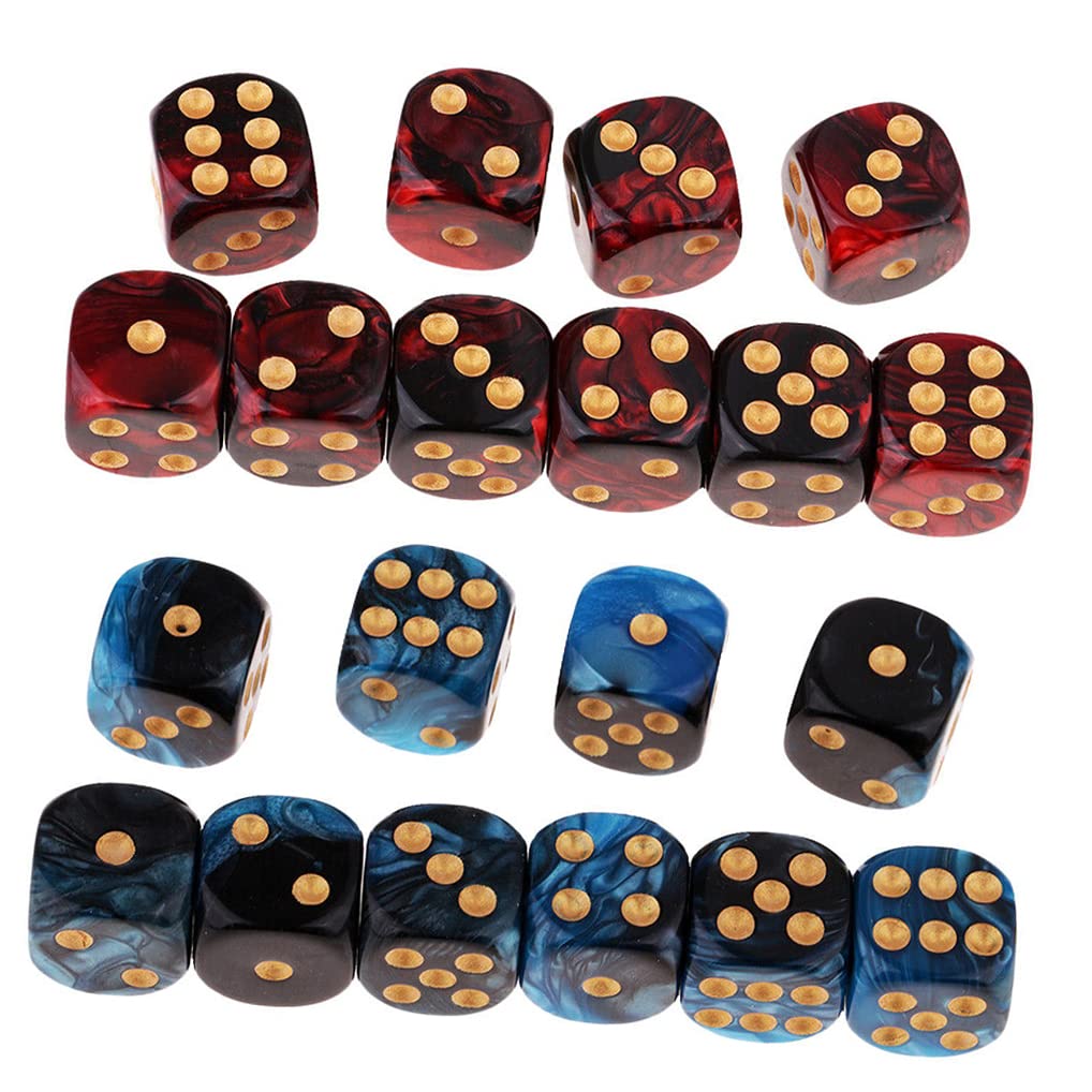 Yiotfandoll polyhedral D6 set supports DND and MTG compatibility
