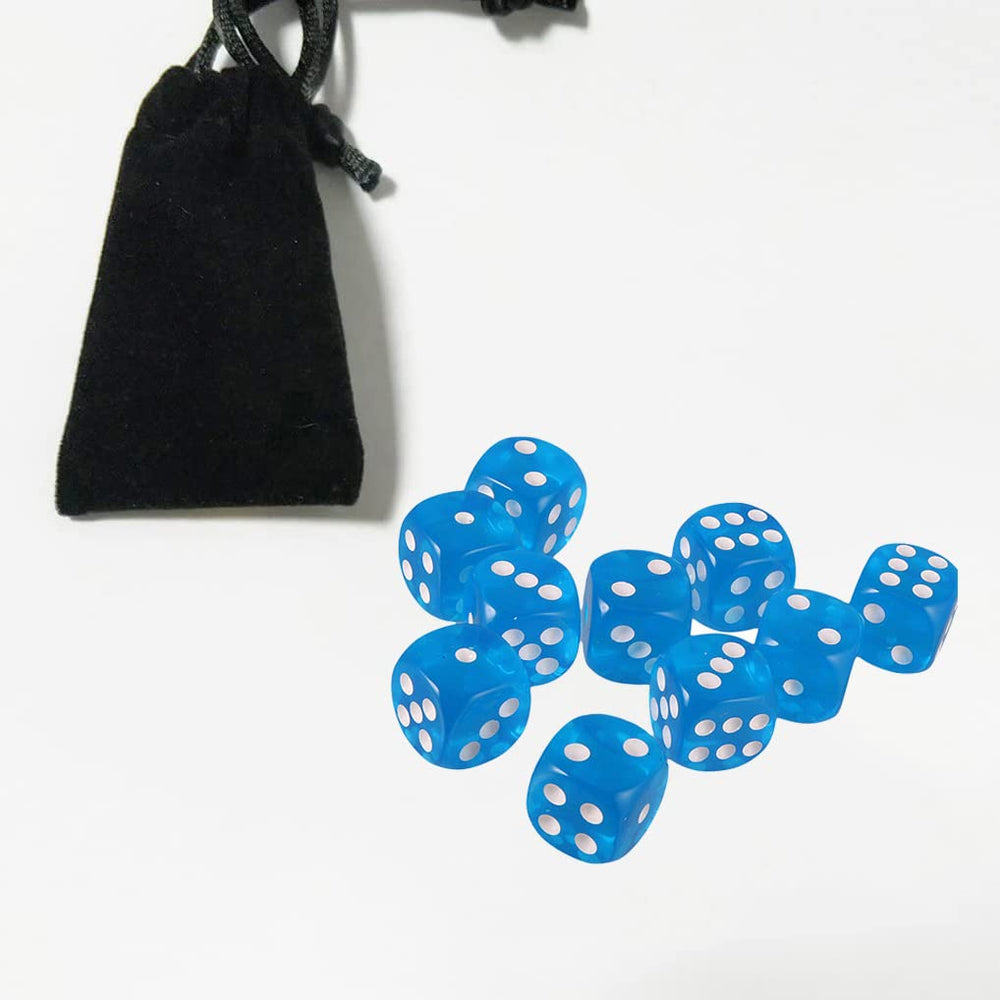 Yiotfandoll gaming night with D6 dice for RPG, DND, MTG.