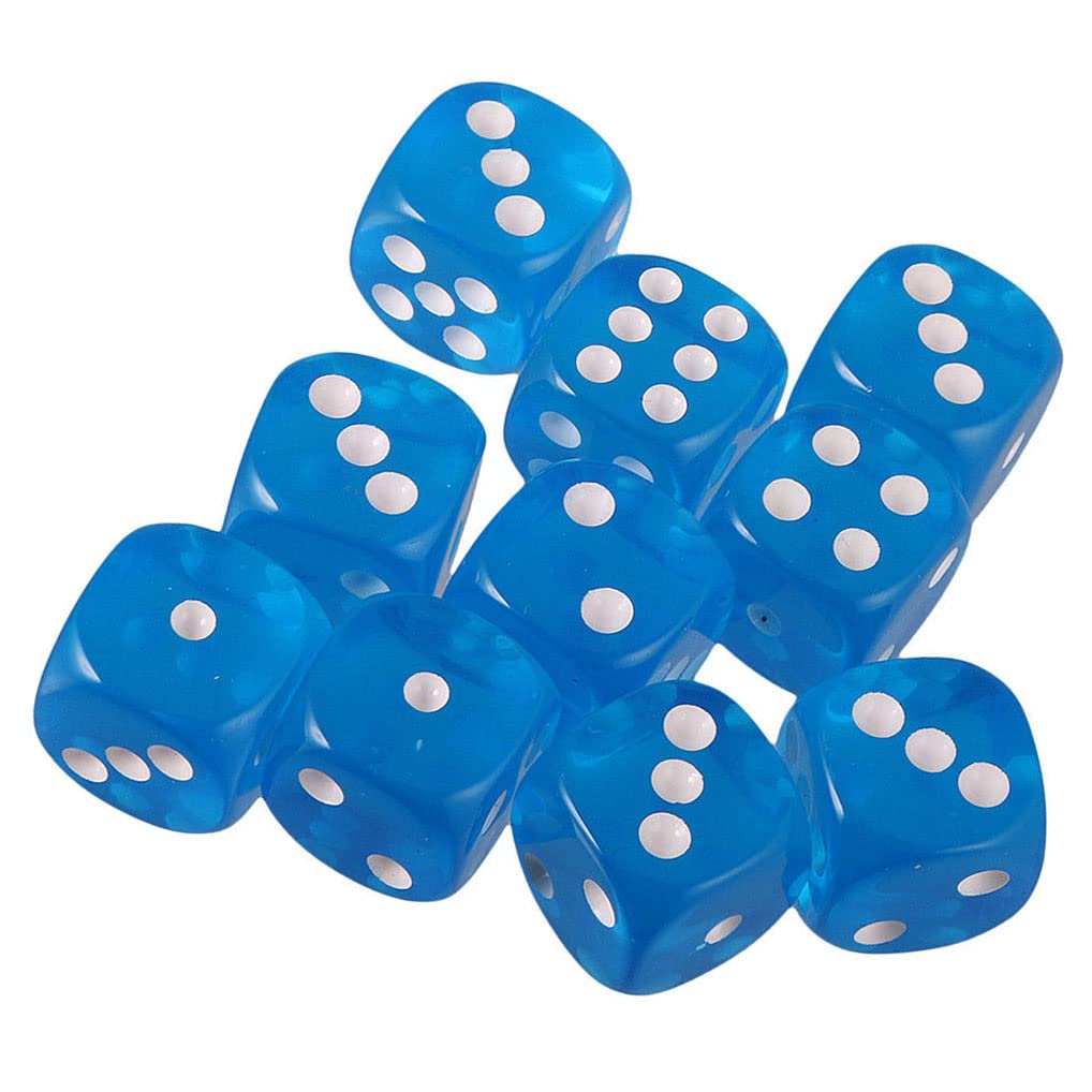 Yiotfandoll D6 dice on a tabletop ready for MTG or DND games.