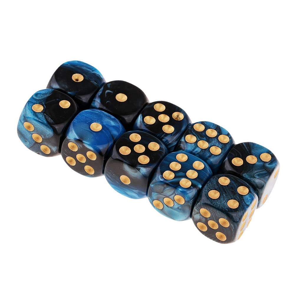 Yiotfandoll acrylic D6 dice stand up to daily RPG use