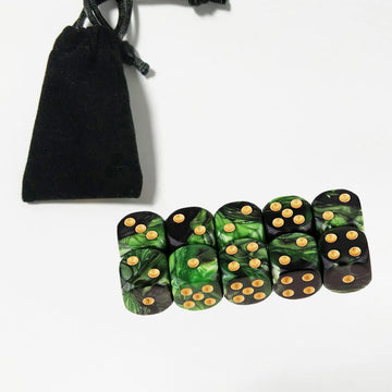 Yiotfandoll polyhedral D6 set enhances roleplaying and strategy.