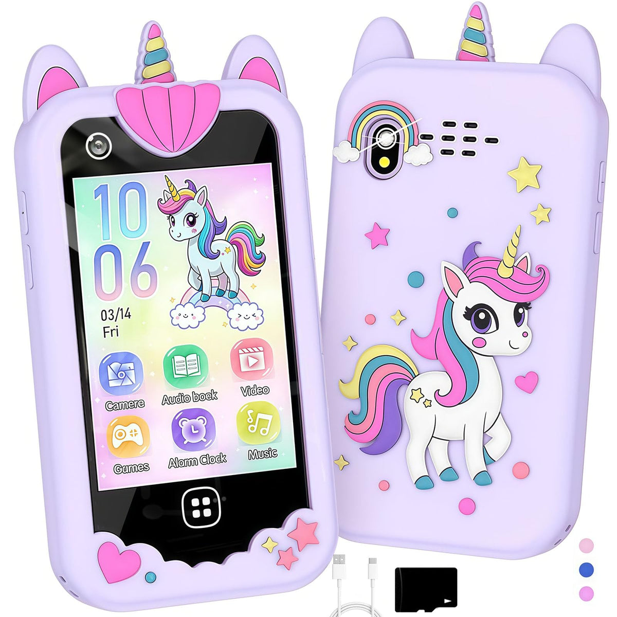 Yiphun Kids Smart Phone touchscreen for engaging learning and play