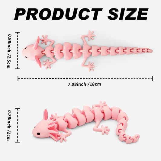 Yipintang axolotl's articulated legs enable dynamic display and interactive posing.