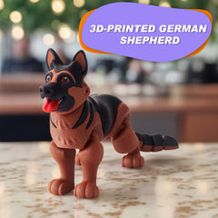 Yipintang German Shepherd collectible appeals to dog lovers and figure enthusiasts.