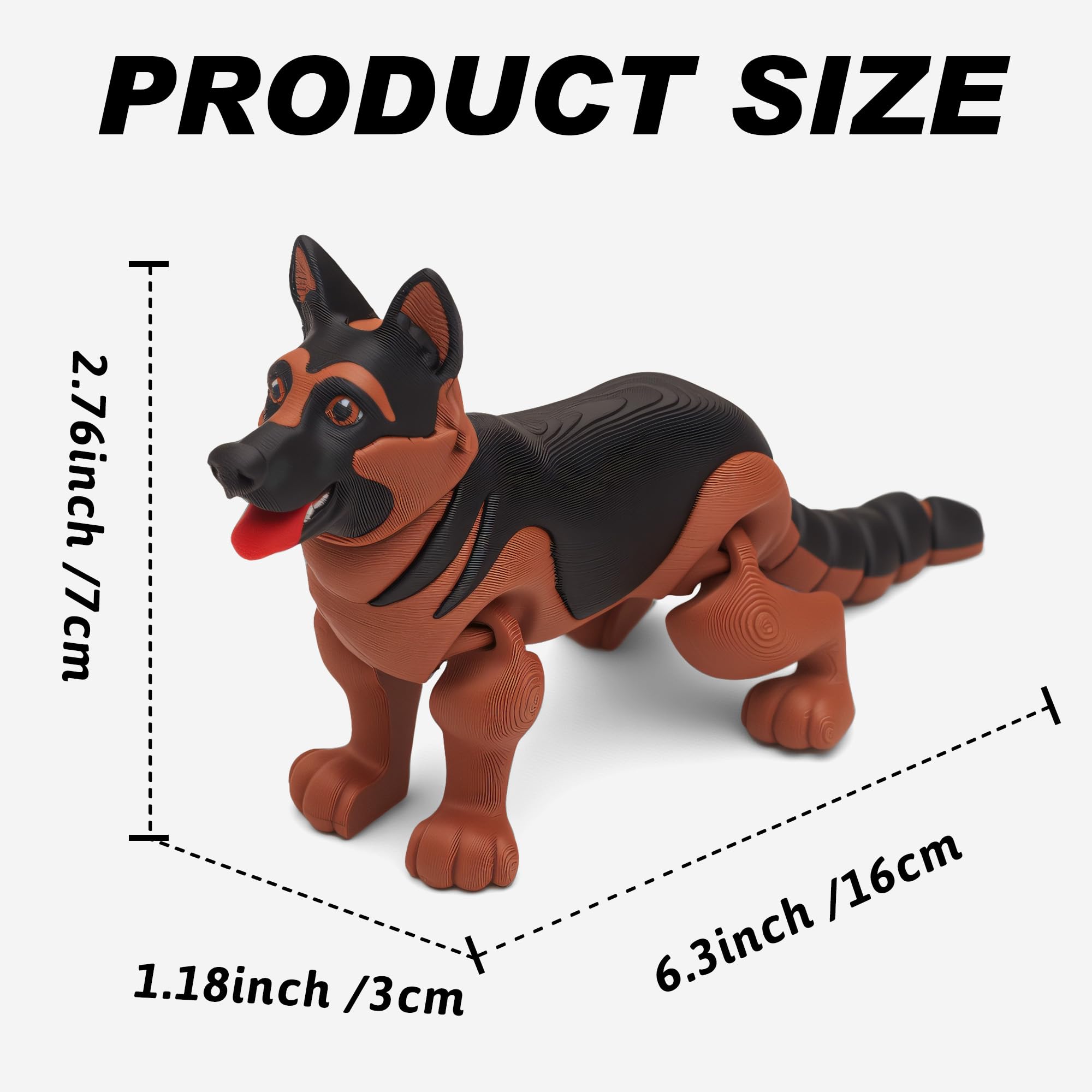 Yipintang poseable limbs enhance interaction and play on this desk companion.