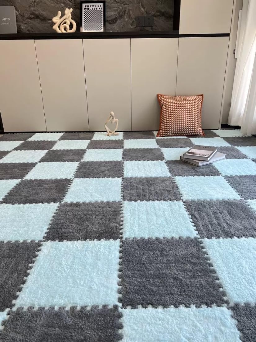 YISLEND plush tiles for versatile playroom decor in living rooms and nurseries.