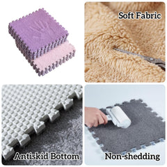 YISLEND plush foam mats with borders offer safe, cushioned play boundaries.