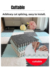 YISLEND thick EVA foam with anti-slip texture helps prevent slips during play.