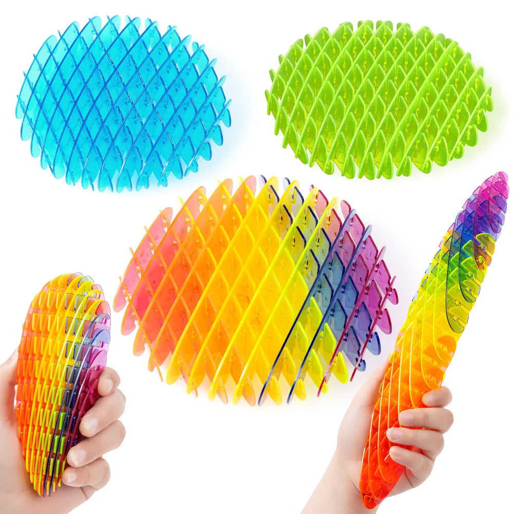 Yisryerow Fidget Worm Rainbow: portable stress relief for focus and play.