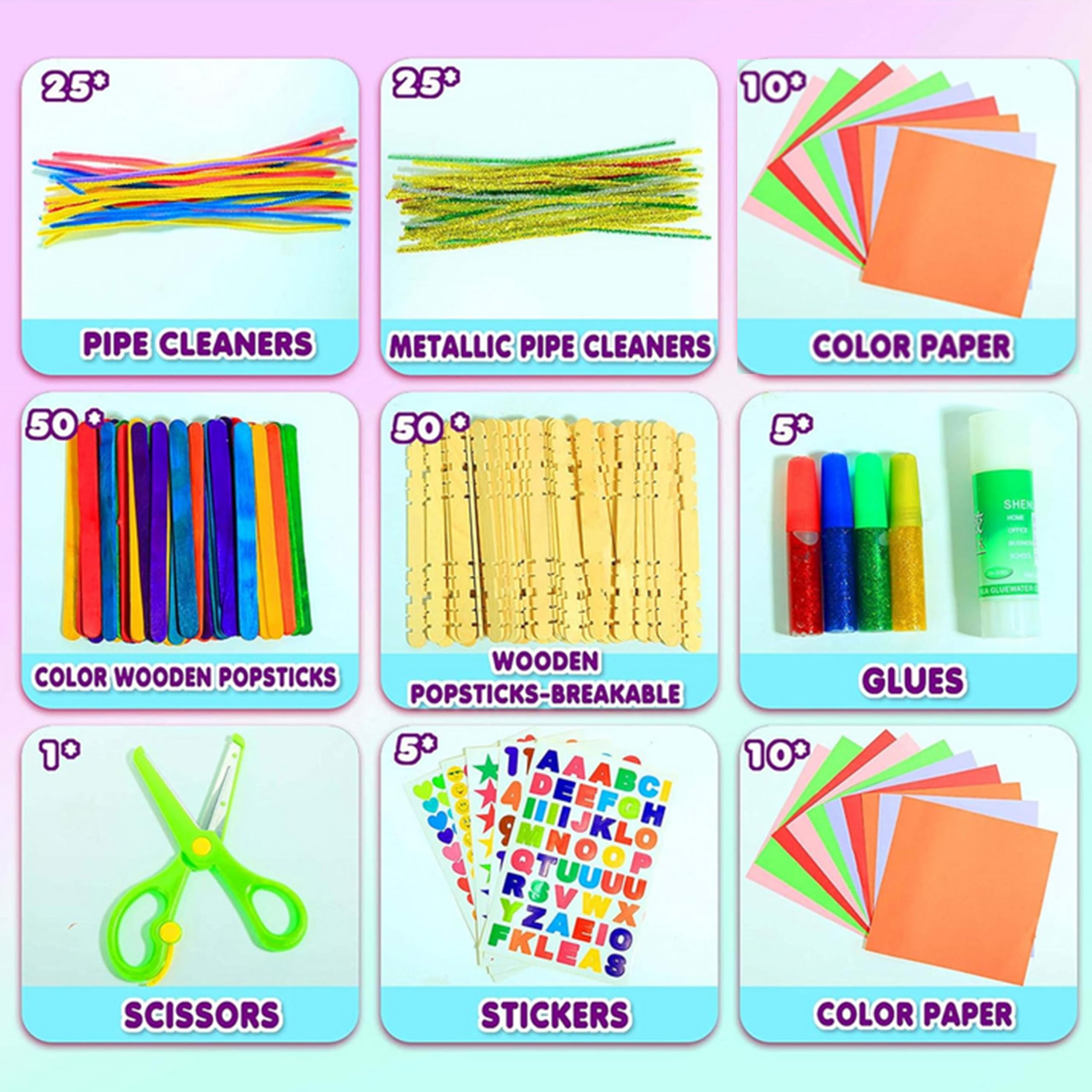 YITOHOP color paper and accessories for colorful art work