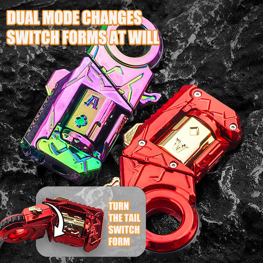 Yiuhhad dual-form transformable slider shown in action for versatile fidget play.