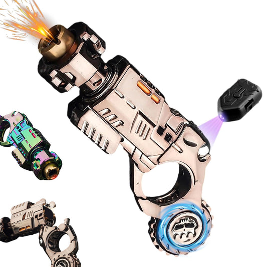Yiuhhad futuristic stress relief fidget toy front view showing palm-friendly design