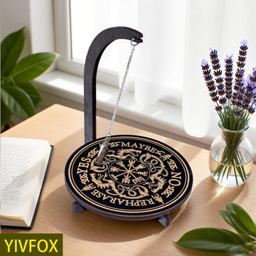 YIVFOX pendulum stand magnet base detail showing stability