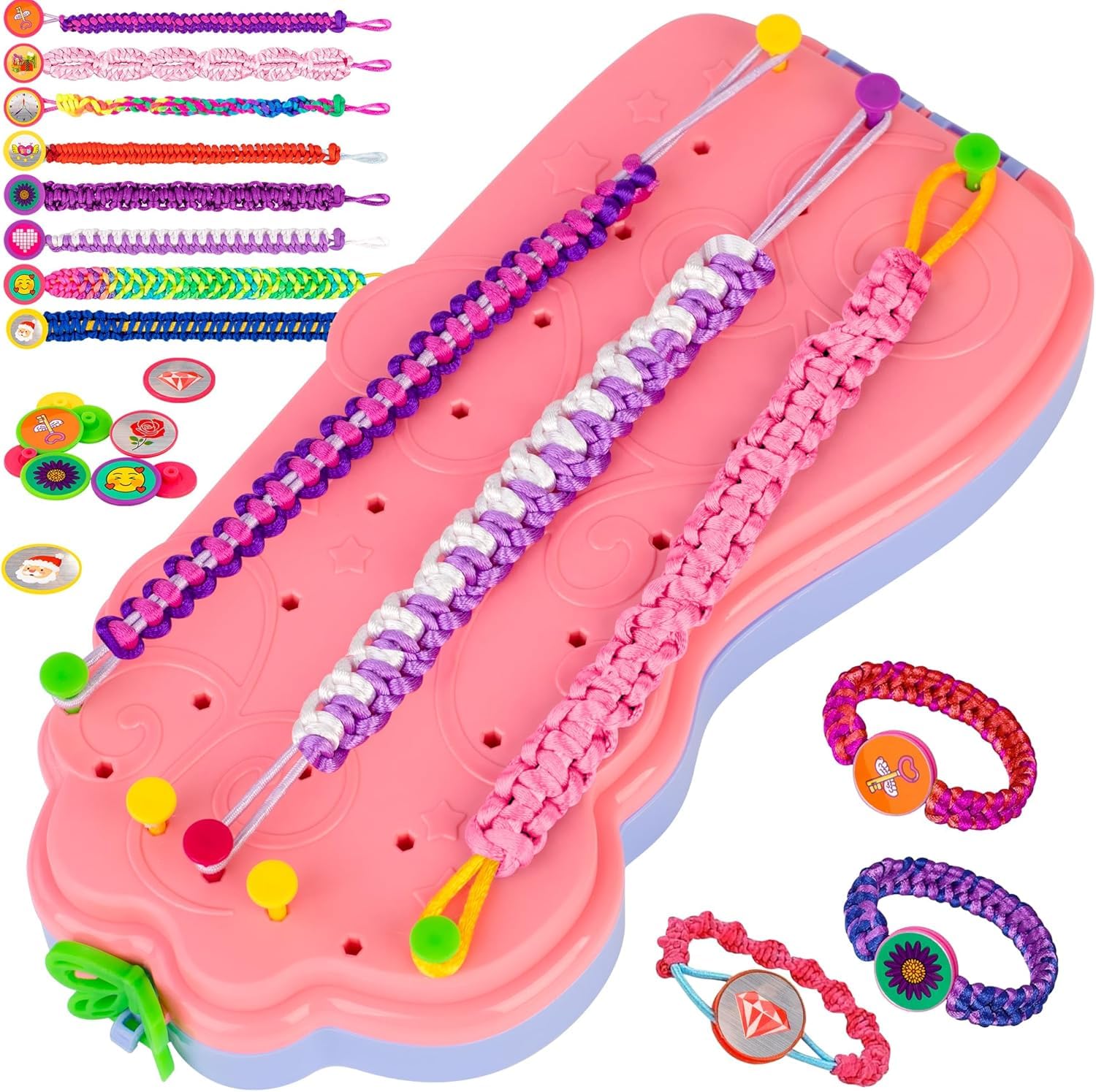 yiwaga bracelet-making-kit guitar-case shows stylish storage for creative play