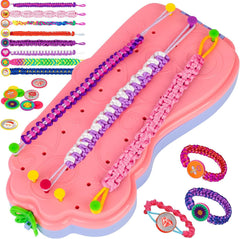yiwaga bracelet-making-kit guitar-case shows stylish storage for creative play