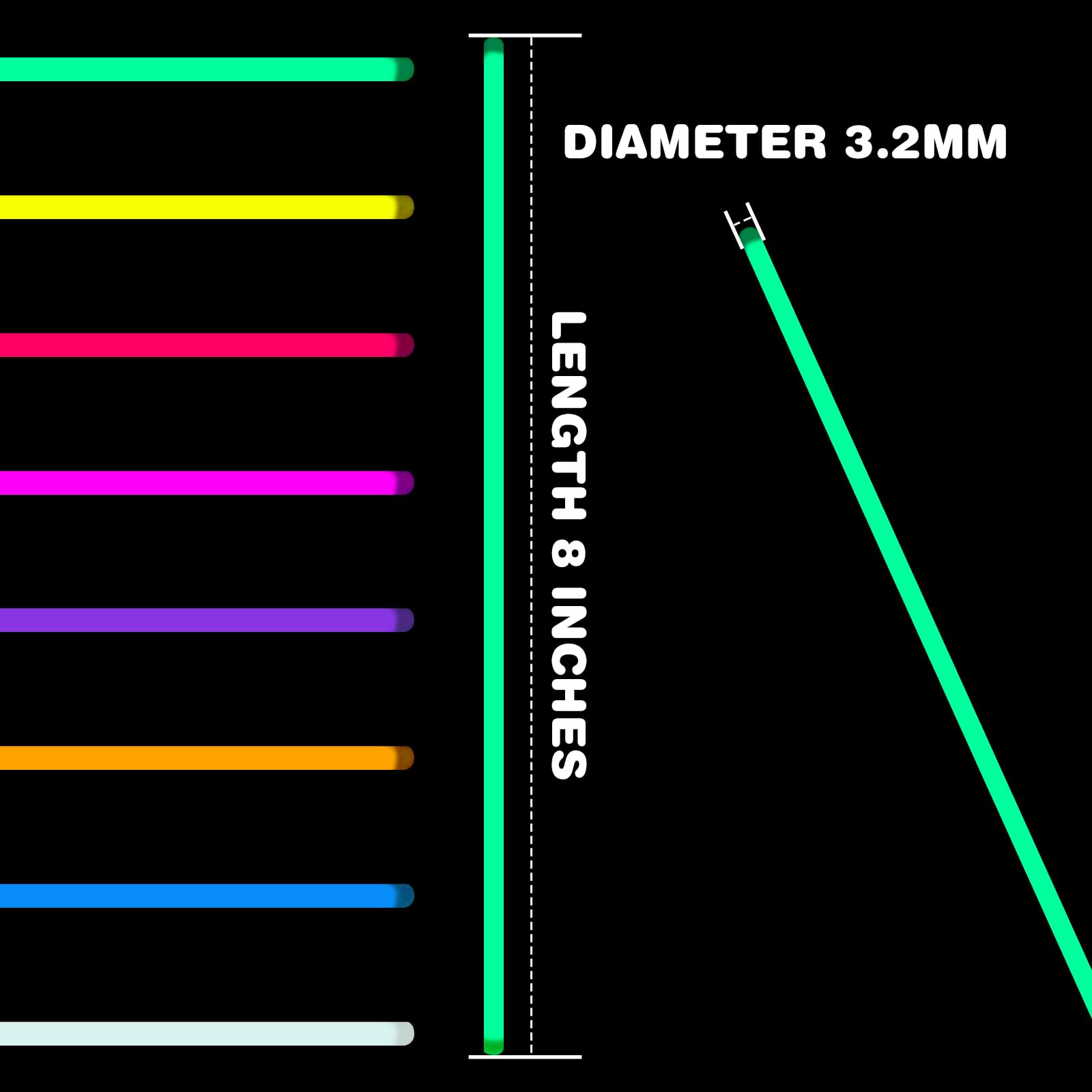 YixangDD glow sticks at a concert or party for dynamic lighting.