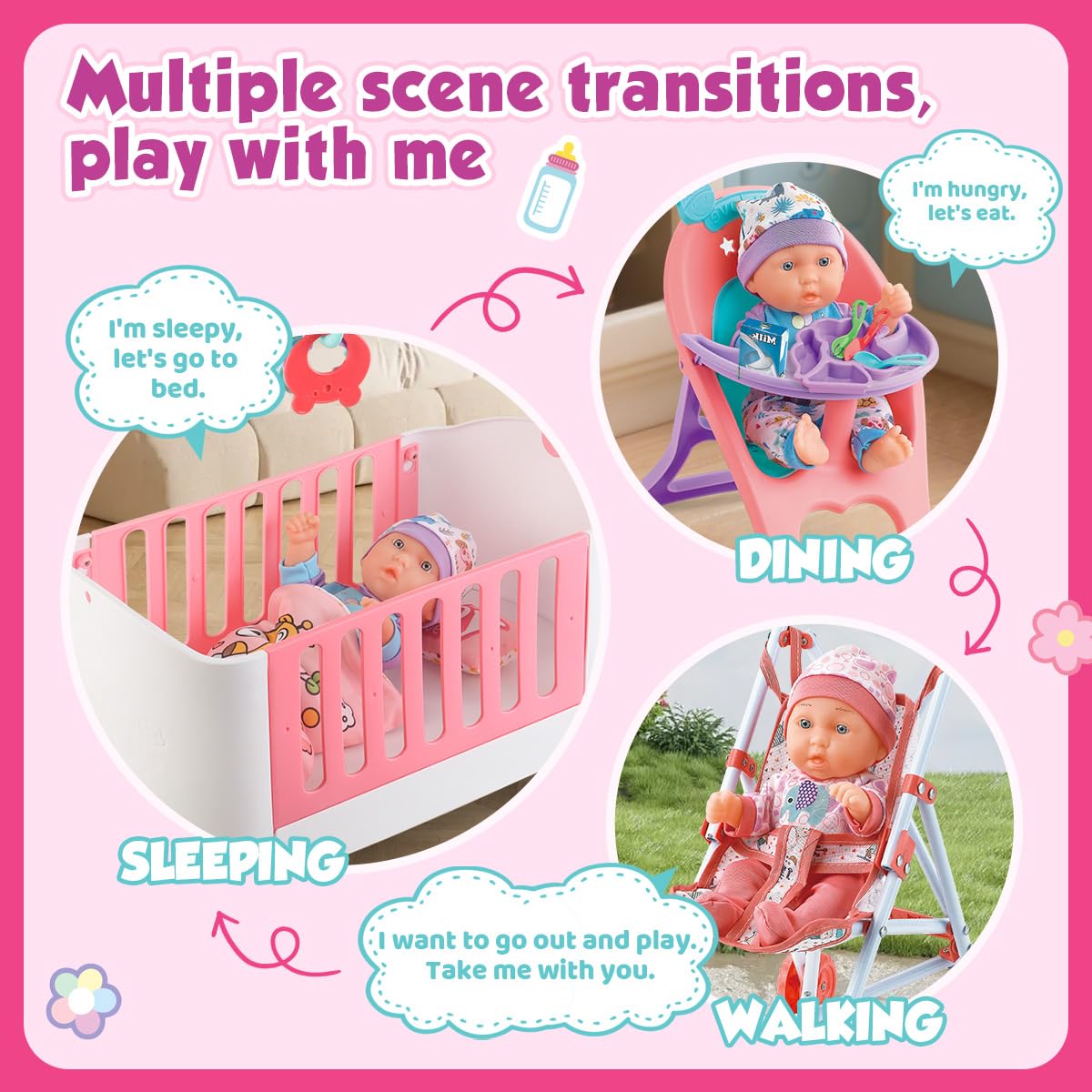 YIYBM 24-piece accessories set for varied stories