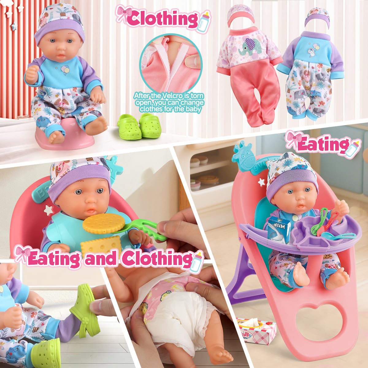 YIYBM extra clothes sets for quick dress-ups