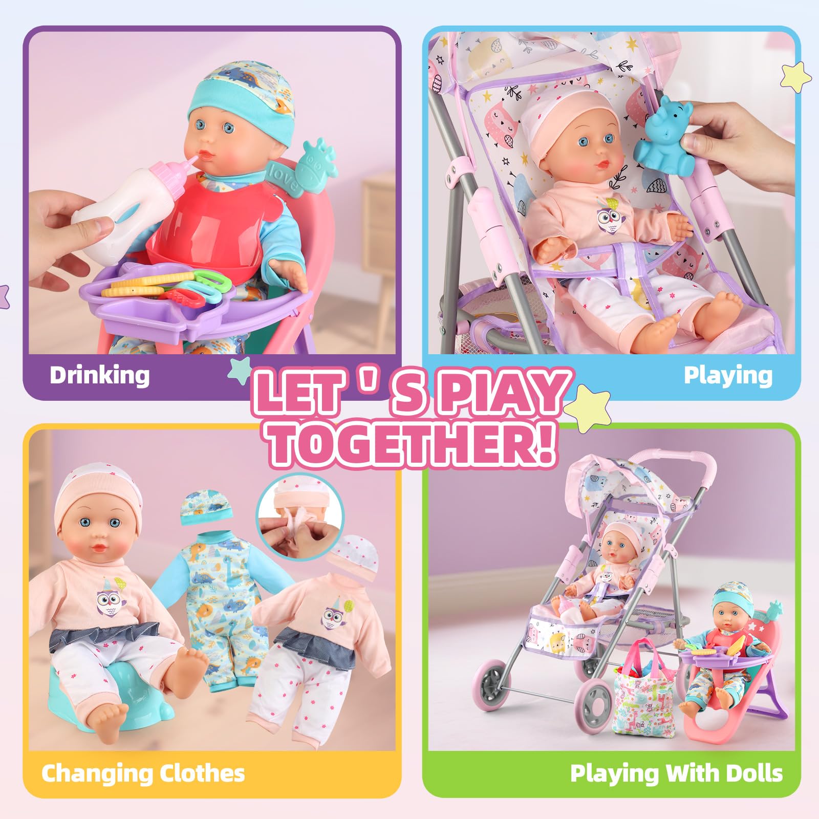 YIYBM gift packaging for a pretend play set experience.