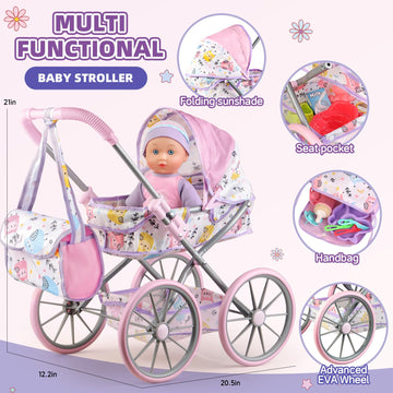 YIYBM seat pocket and handbag organize doll gear for tidy pretend play sessions