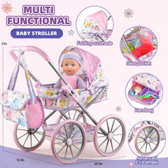 YIYBM seat pocket and handbag organize doll gear for tidy pretend play sessions