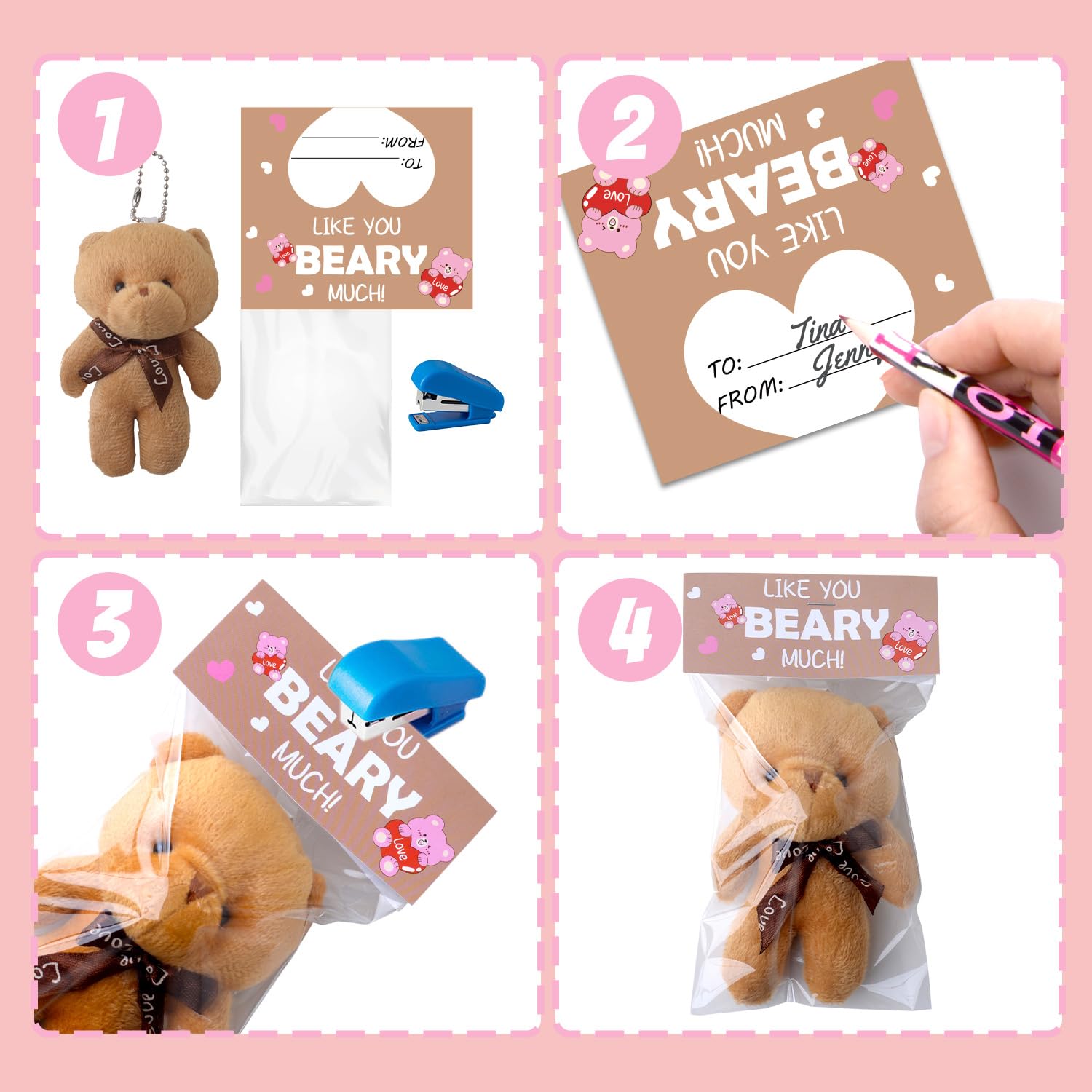 YIYEE seven-color bear designs for Valentine gift sets