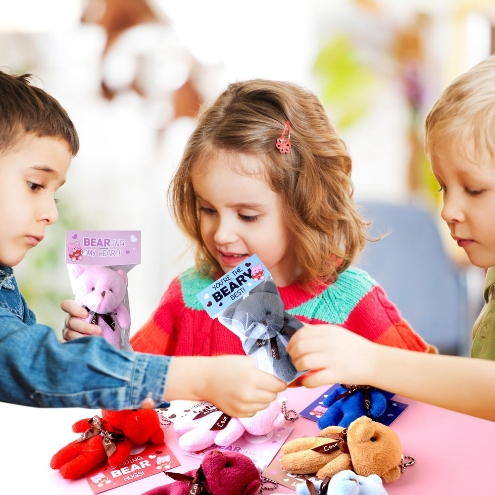 YIYEE soft bear keychains ideal for backpacks and gift bags