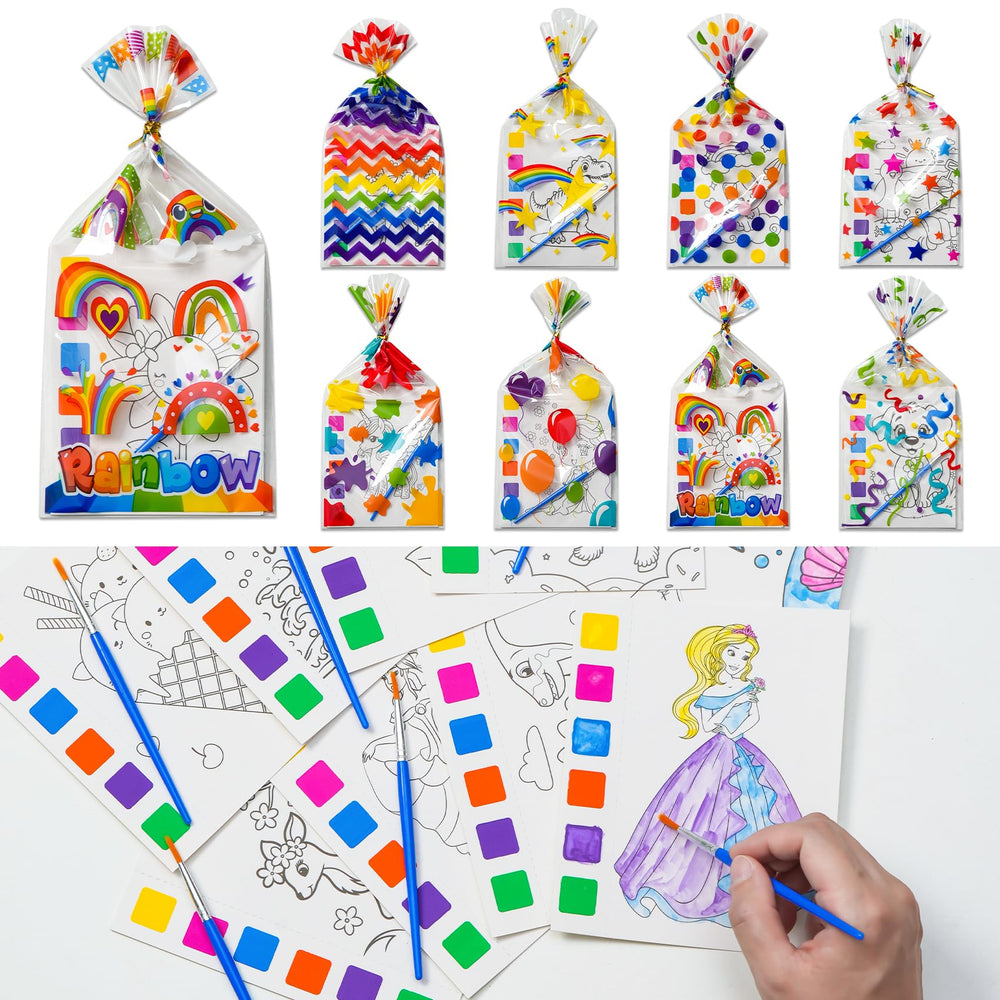 YiYLunneo watercolor pages pack for kids boosts creativity.