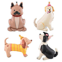 YiYou 4D standing puppy foil balloon ready to wow guests at a party