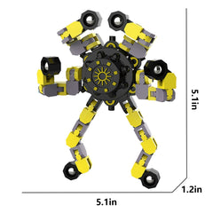 YIZER rotating chain joints close-up showing adjustable links for long spin