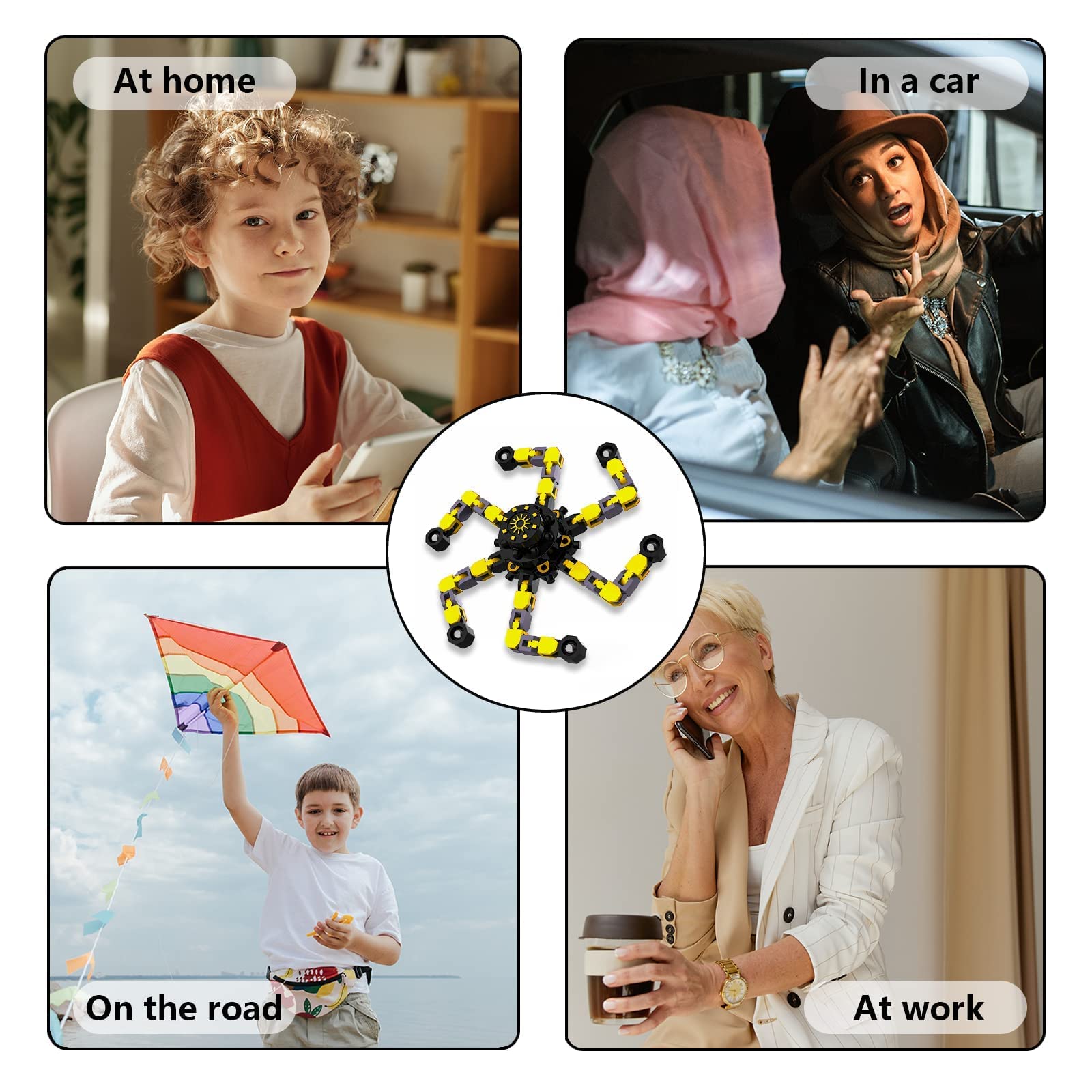 YIZER sensory relaxation potential after work or study with each spin